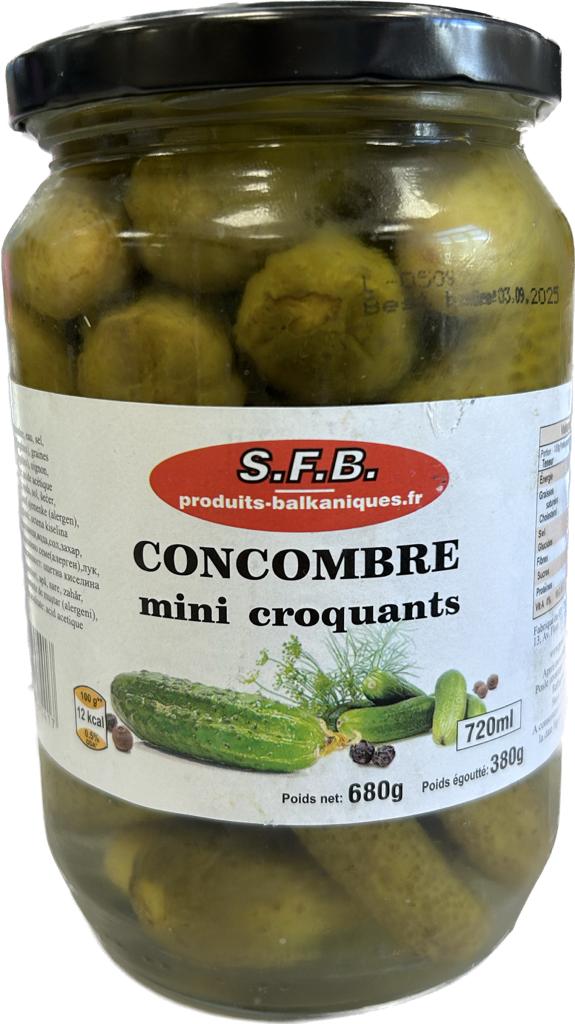 Cornichons Mini croquants SFB 720 ml